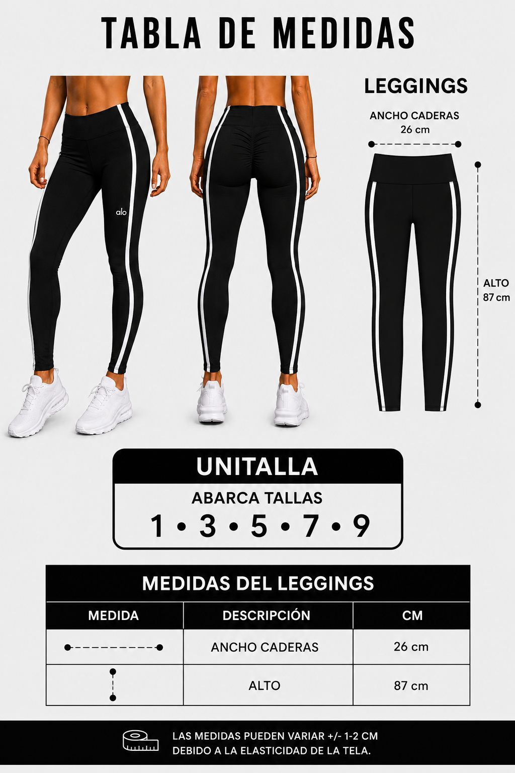 Leggins para mujer Alo Bordado