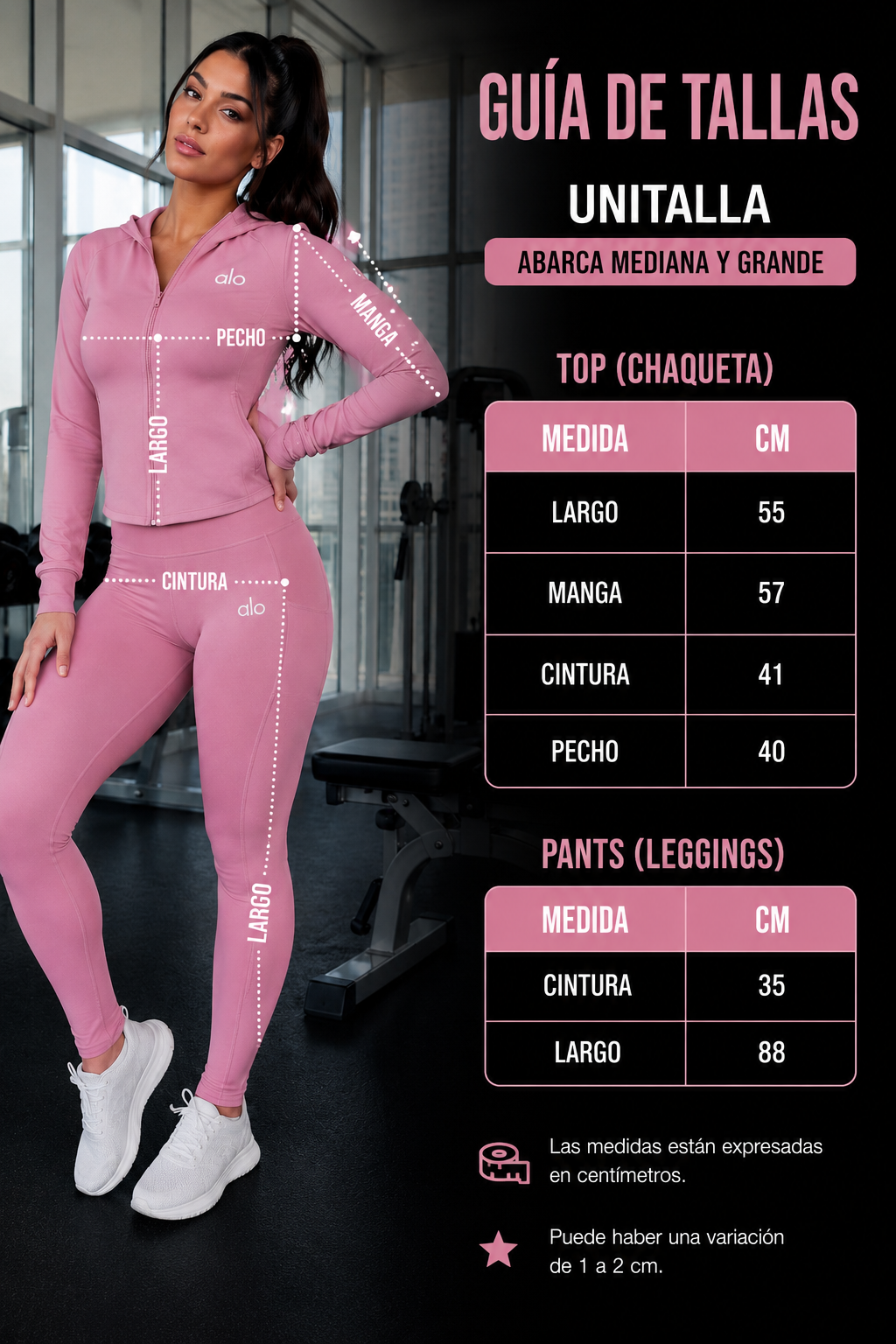 Conjunto Deportivo para Mujer Premium Polex