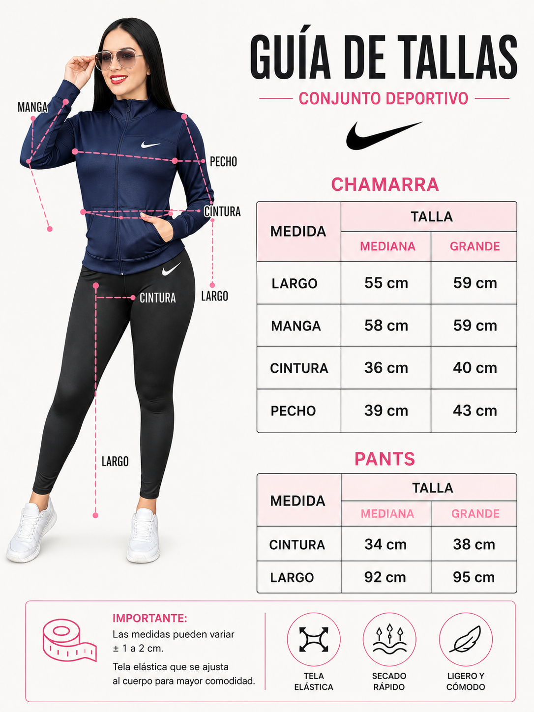 Conjunto Deportivo Para Dama Licra Dama N