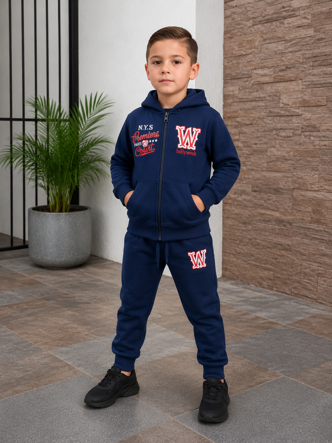 Conjunto de Pants Felpa para Niños