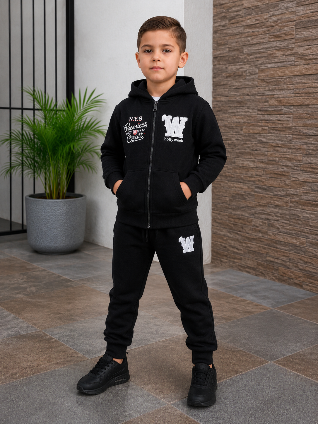 Conjunto de Pants Felpa para Niños