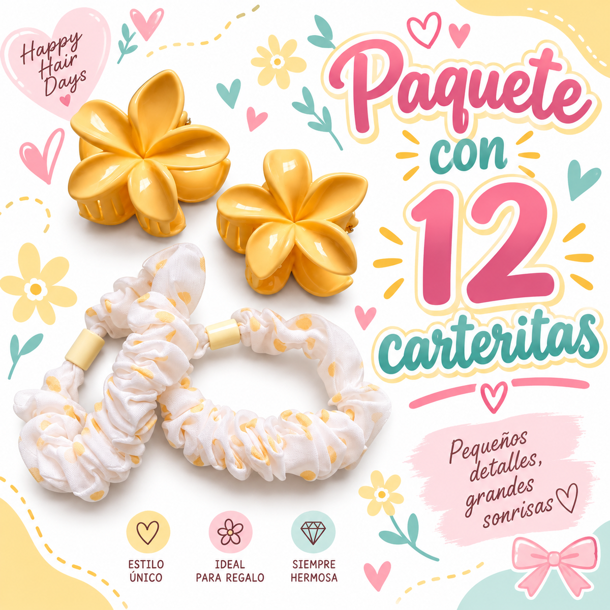 Shet de Flor con 2 Ligas #4