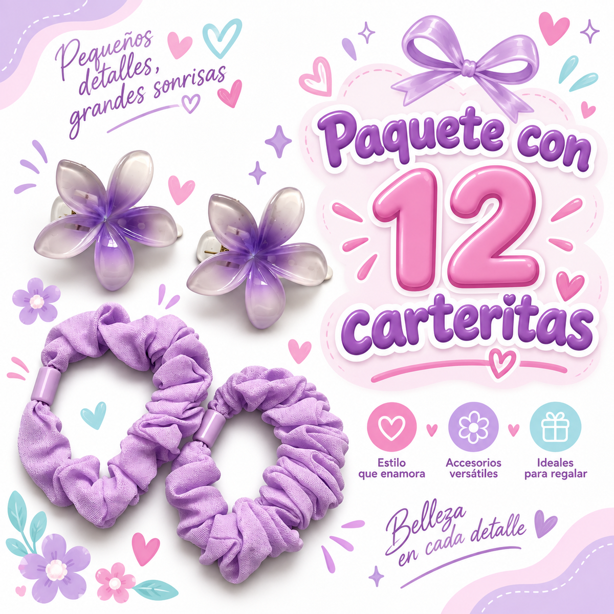 Set de 2 Pinzas y 2 Donas #7