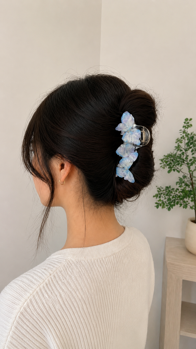 12 Pinzas para Cabello de Mariposa