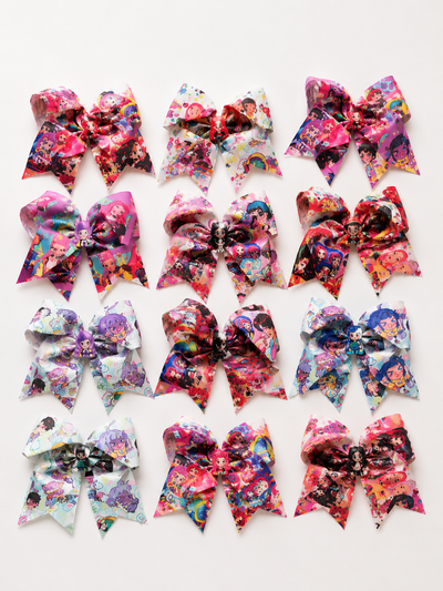 12 Moños con Figura Pop