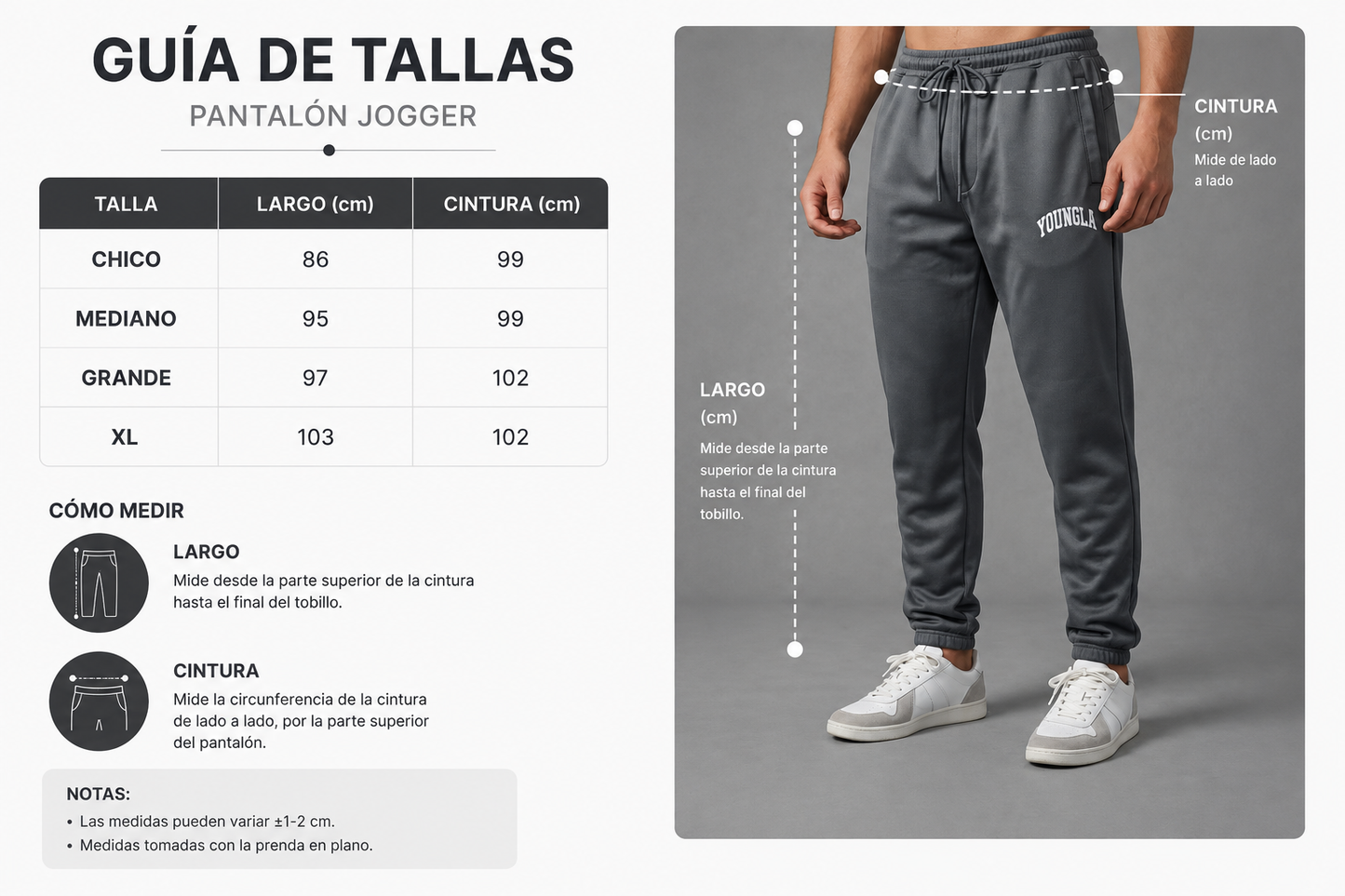 Jogger Gym Logo Chico
