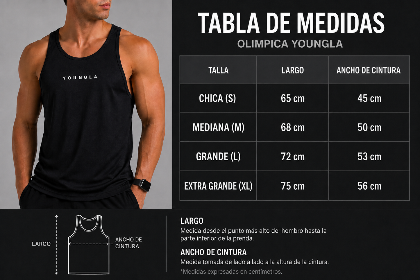 Playera Para Hombre Olimpica Youngla
