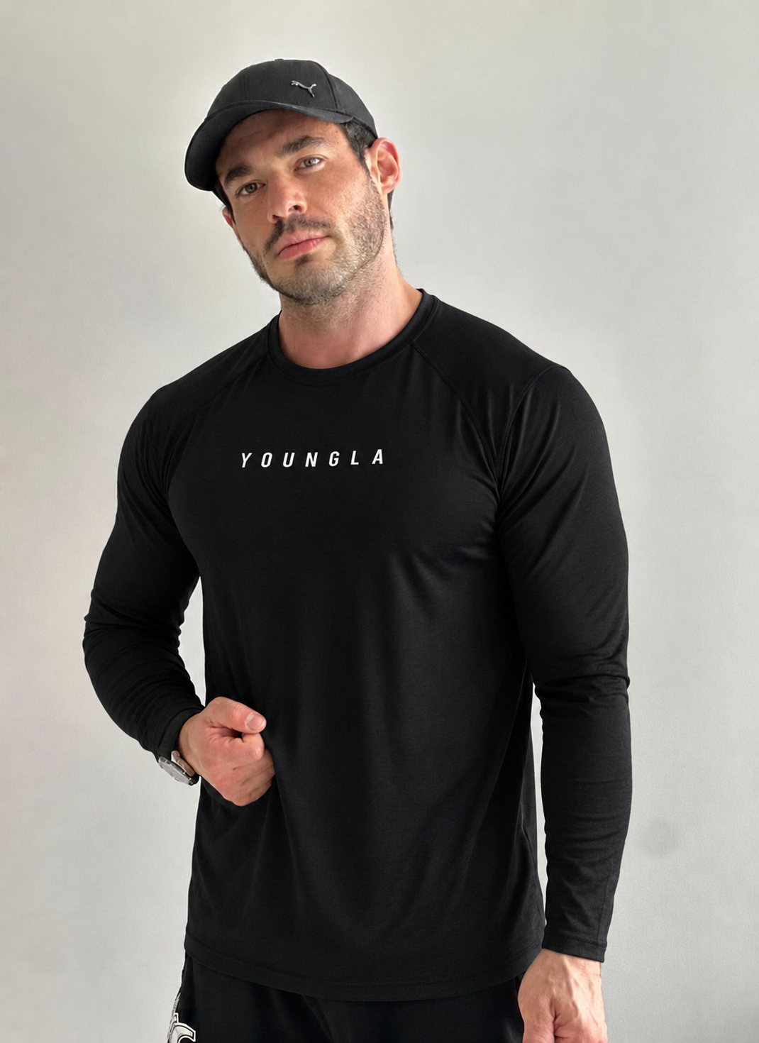 Playera manga Larga YoungLA