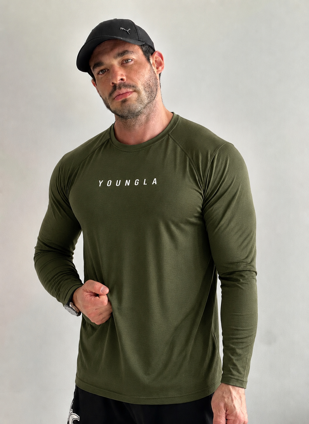 Playera manga Larga YoungLA