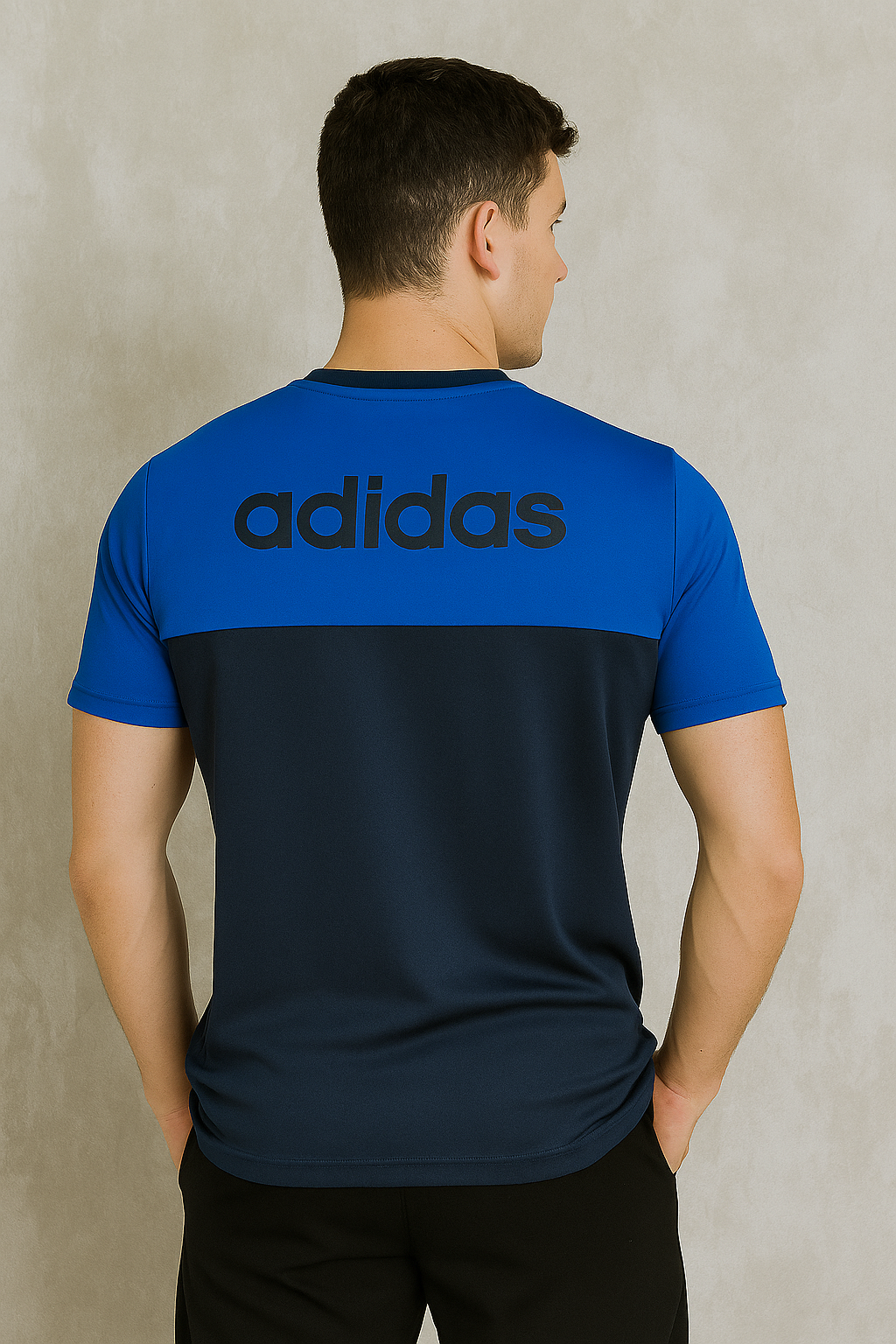 Playera manga corta Combinada