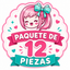 12 Piezas Moño Escolar MO40