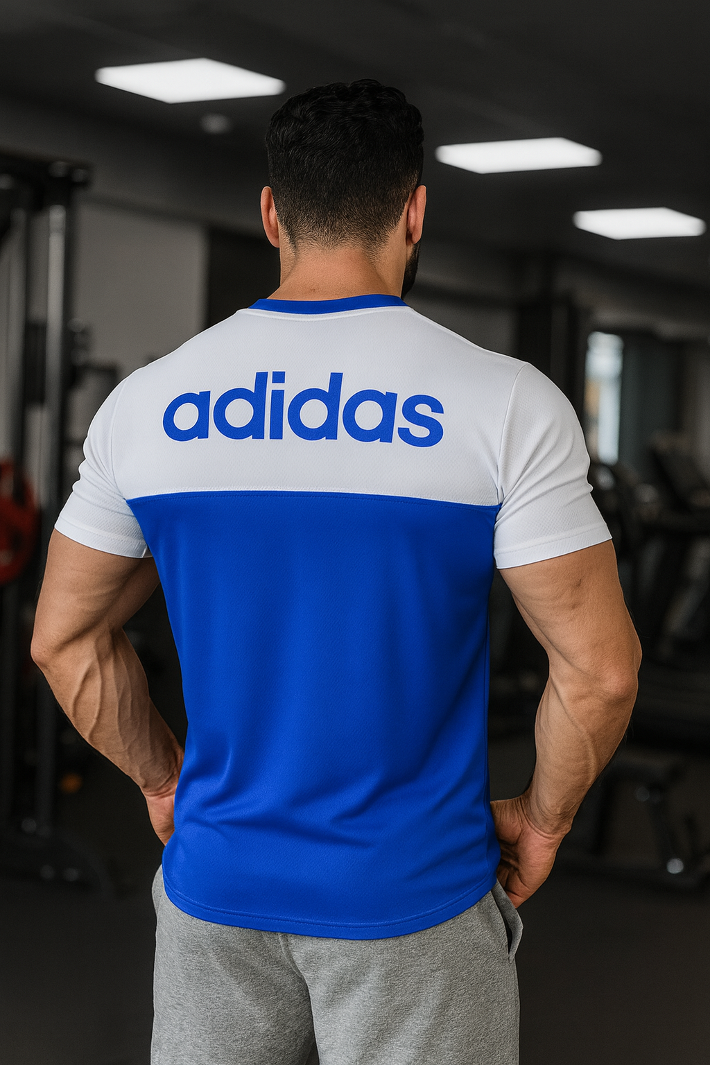 Playera manga corta Combinada