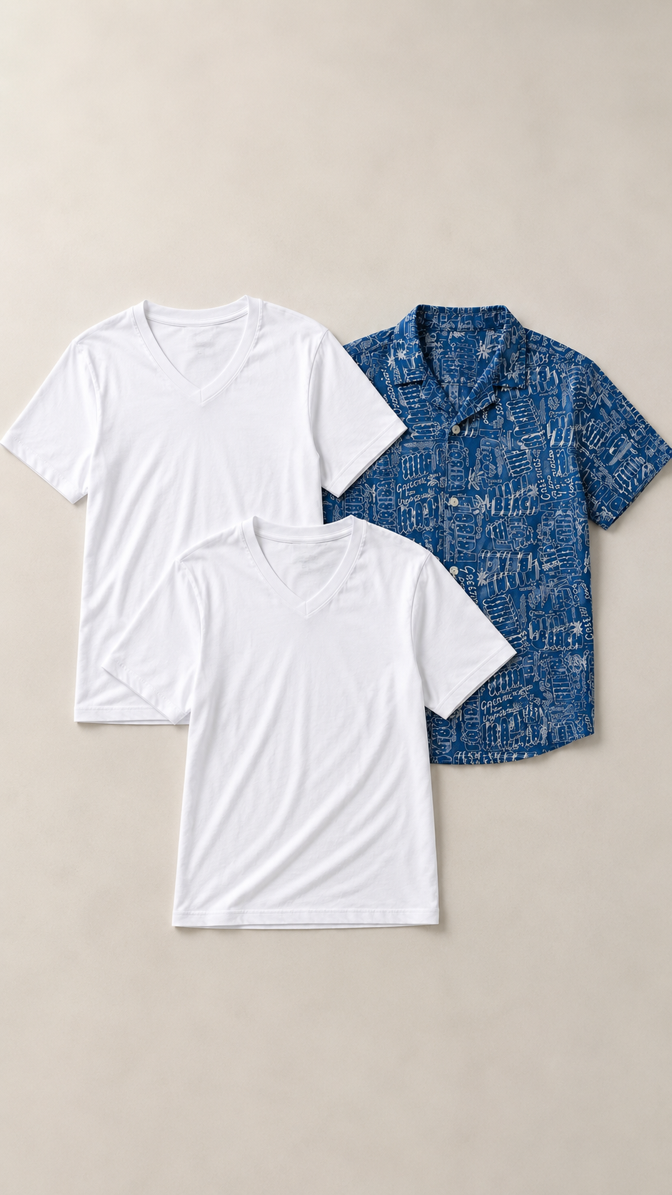 Paquete de 3 playeras para Caballero