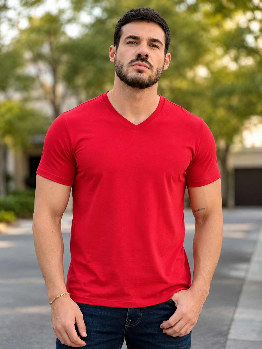 Paquete de 3 playeras Roja
