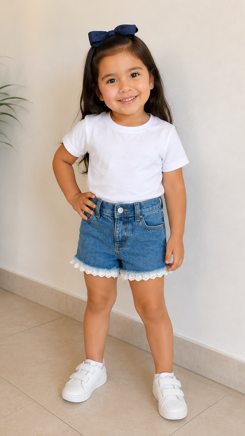 Short de Niña con Blonda SHO2