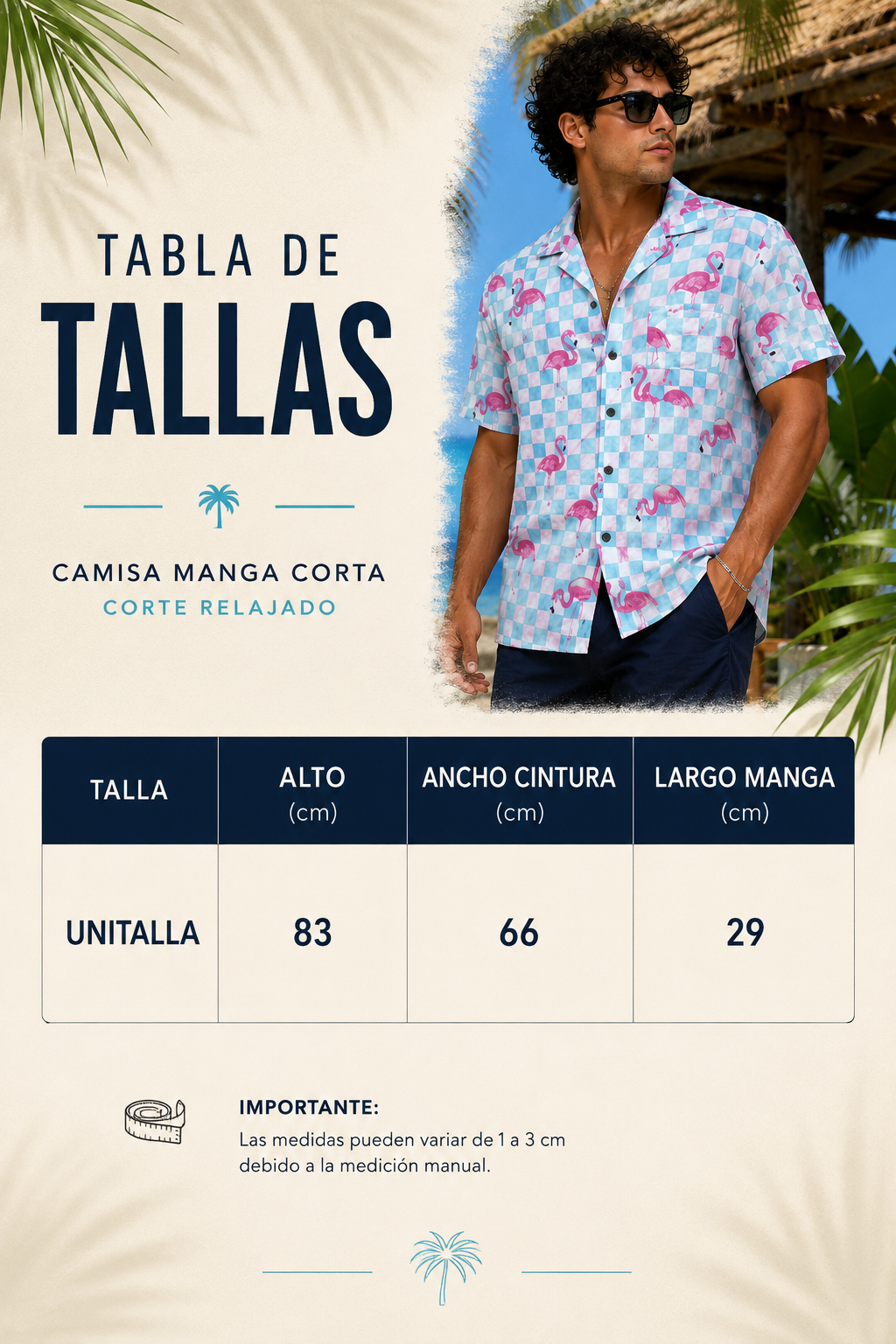 Camisa para caballero Tropical Premium