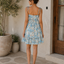 Vestido Azul Floreado Fresco
