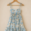 Vestido Azul Floreado Fresco