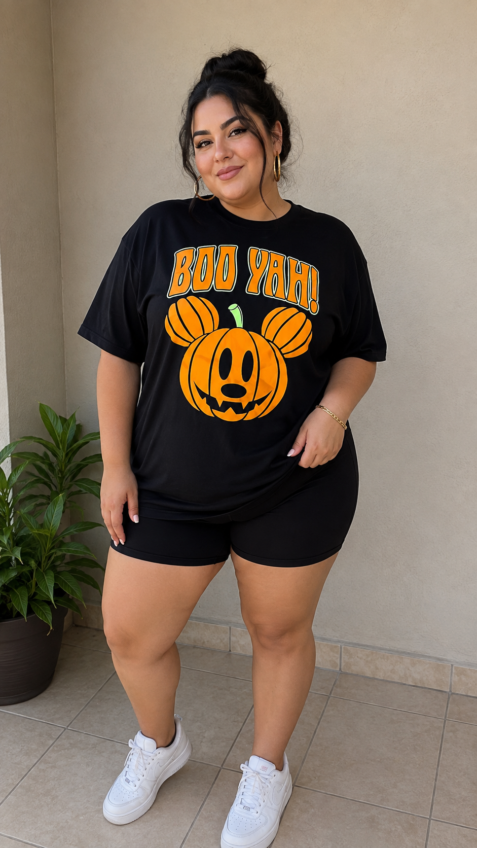 Playera para Dama calabaza