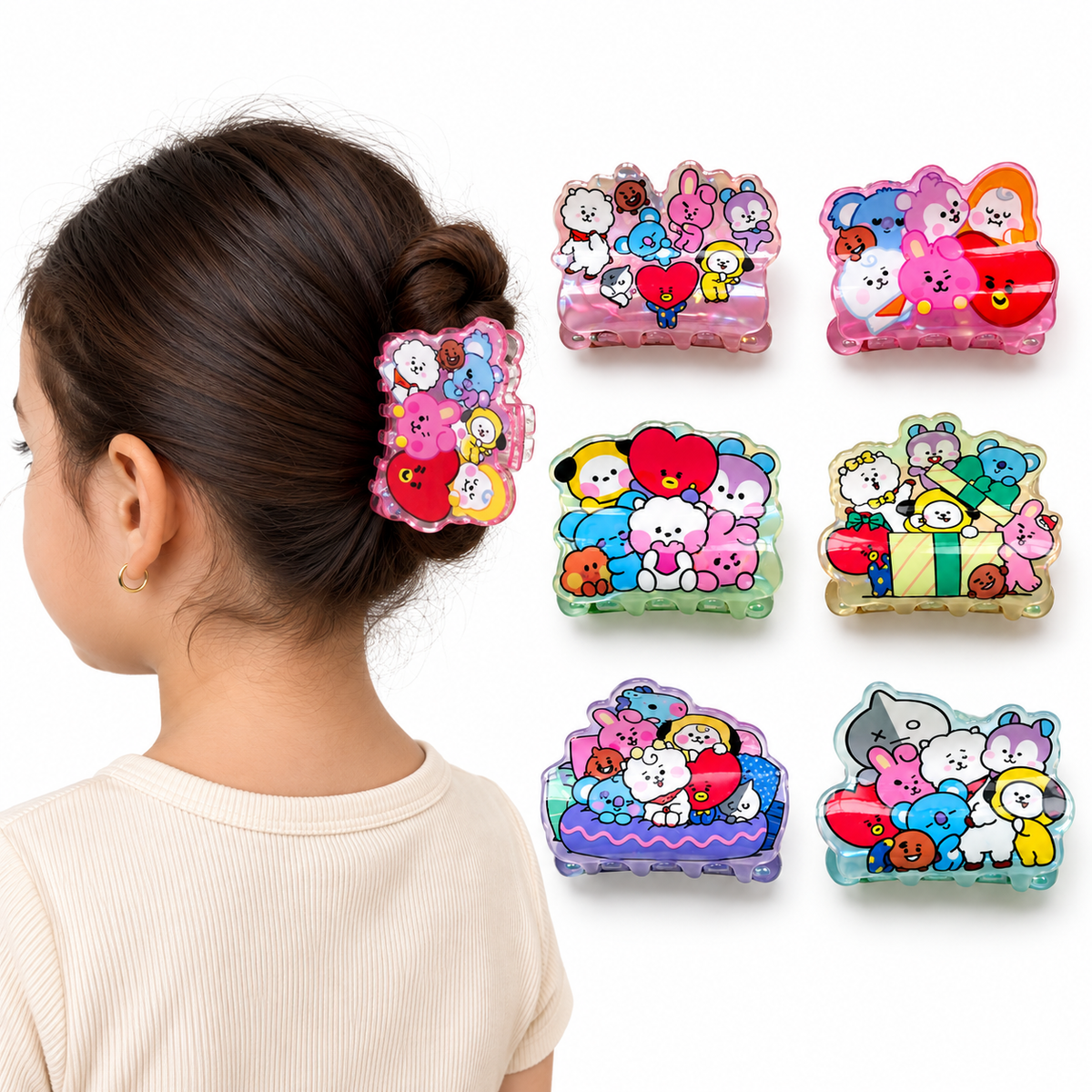 12 Pinzas Para Niña #11