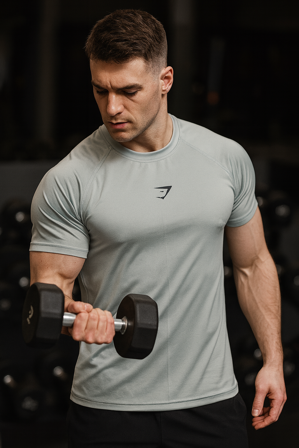 Playera Para Hombre Manga Corta GYM