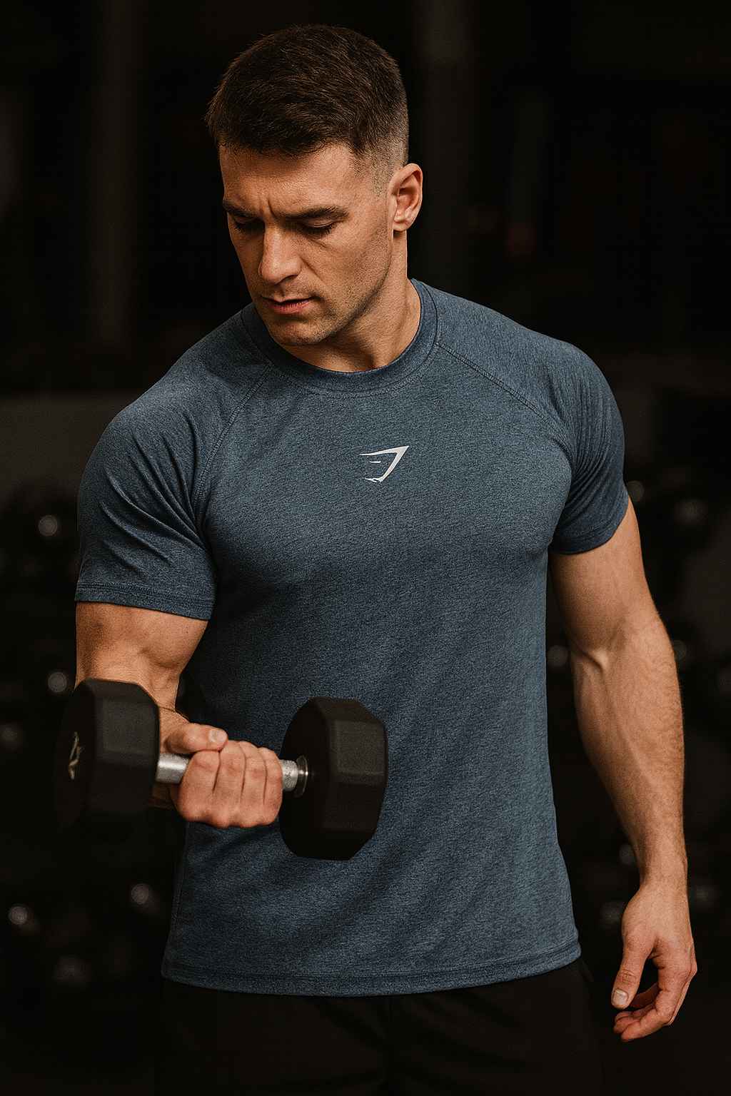 Playera Para Hombre Manga Corta GYM