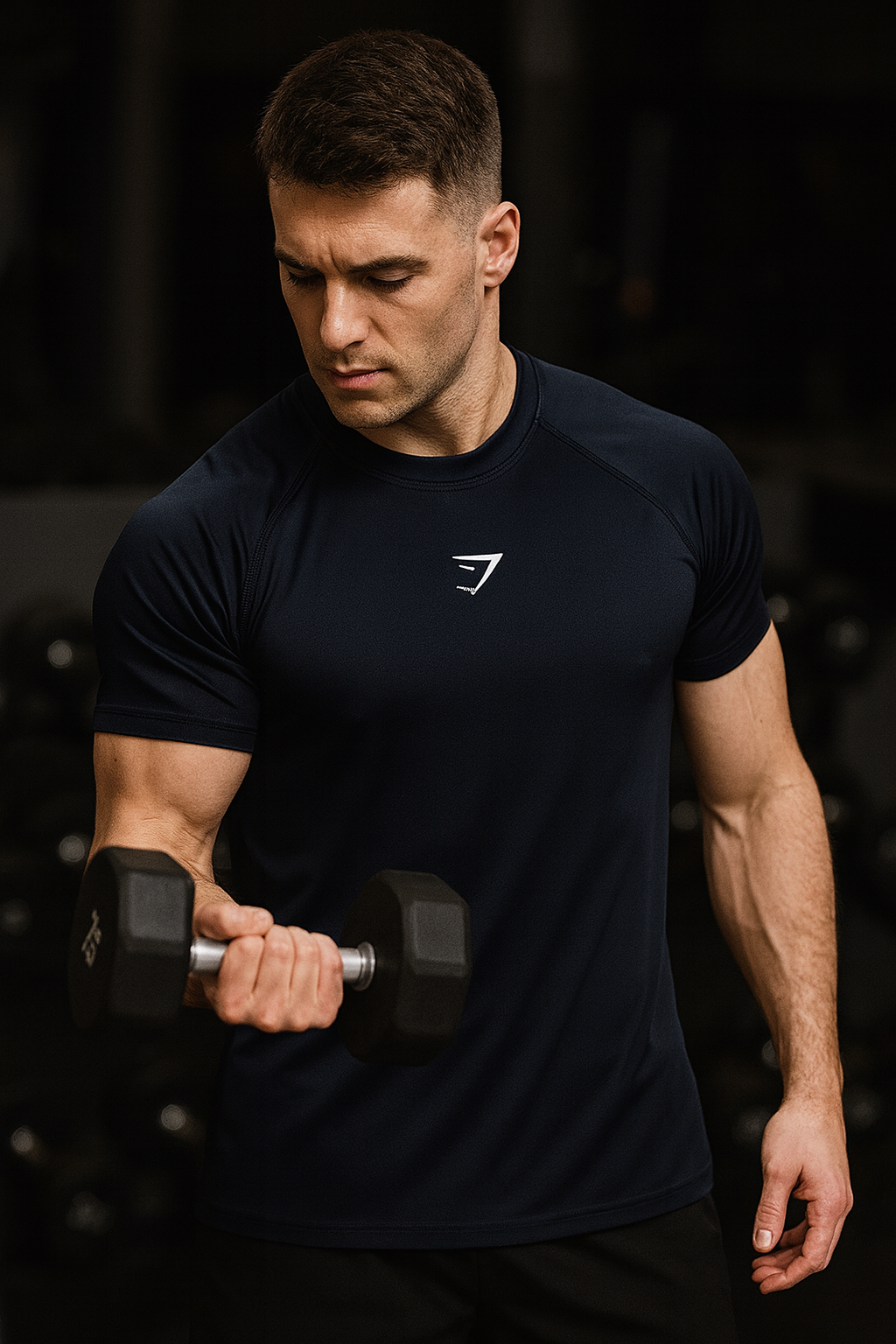 Playera Para Hombre Manga Corta GYM