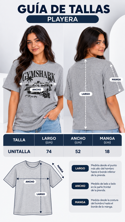 Playera Gym Club Para Dama