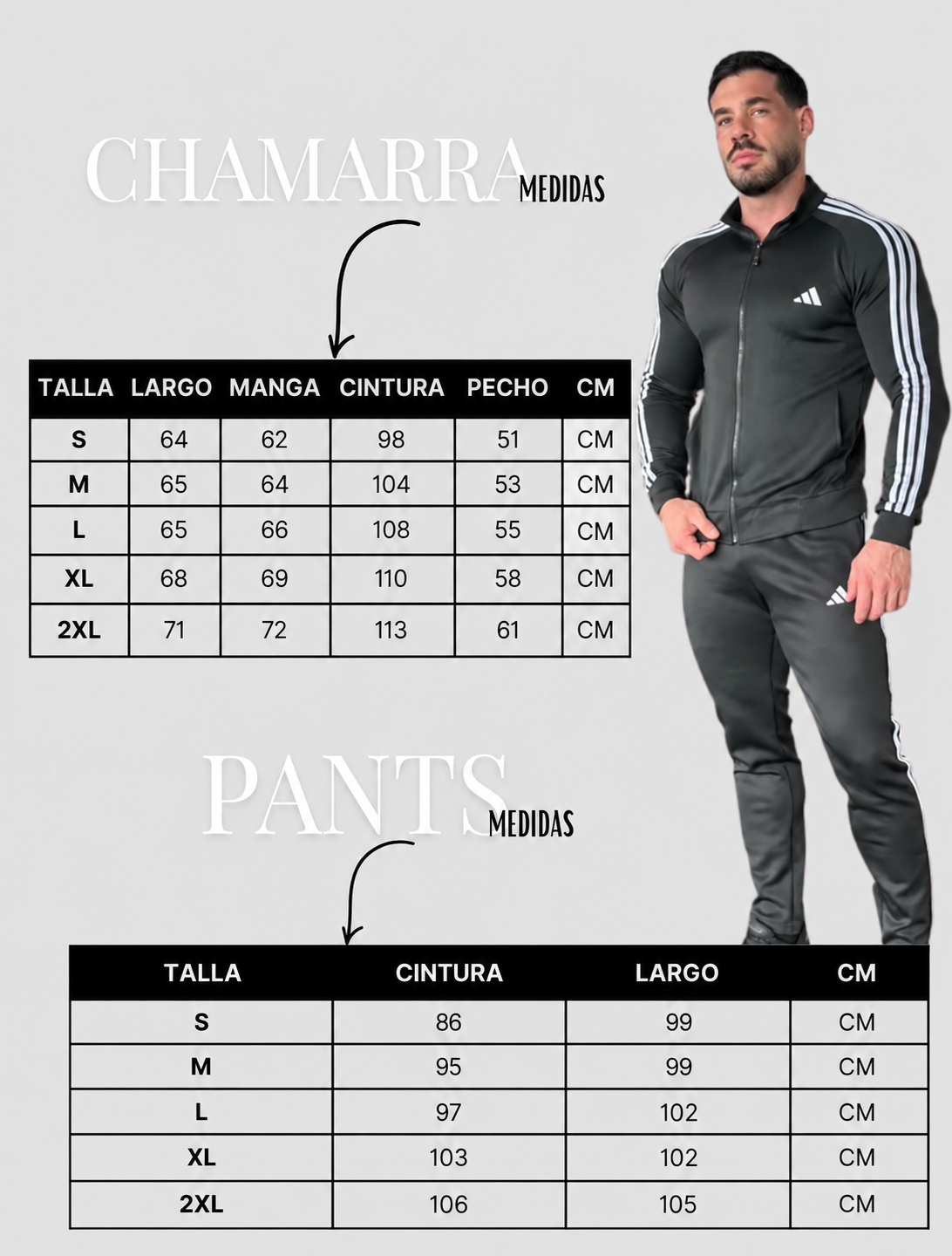 Conjunto Deportivo Para Hombre Lineas