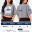 Playera Crop Top Oversize Gym