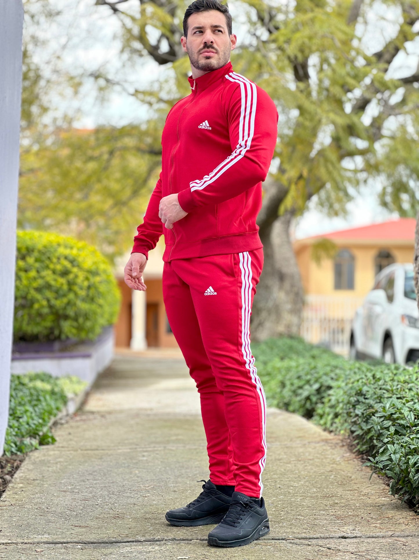 Conjunto Deportivo Para Hombre Lineas