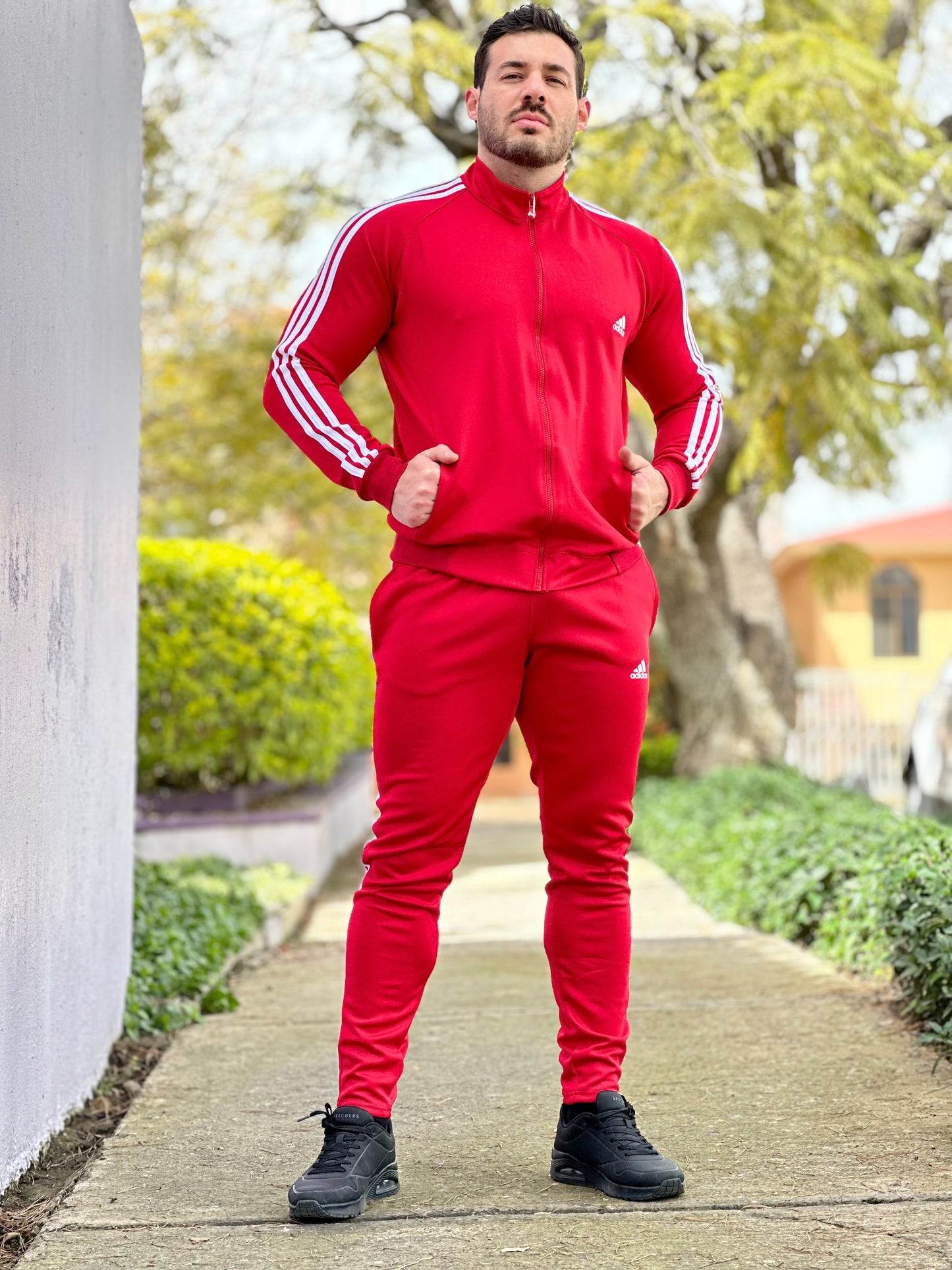 Conjunto Deportivo Para Hombre Lineas