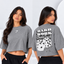 Playera Crop Top Oversize Dados