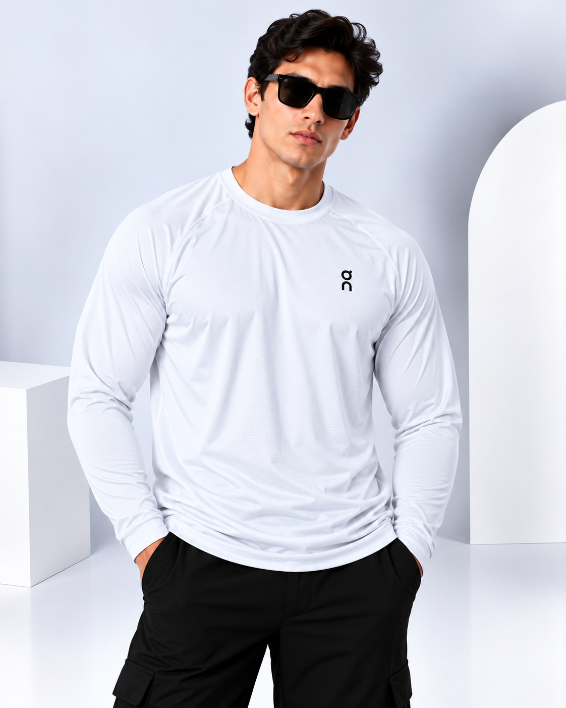 Playera para caballero manga larga On