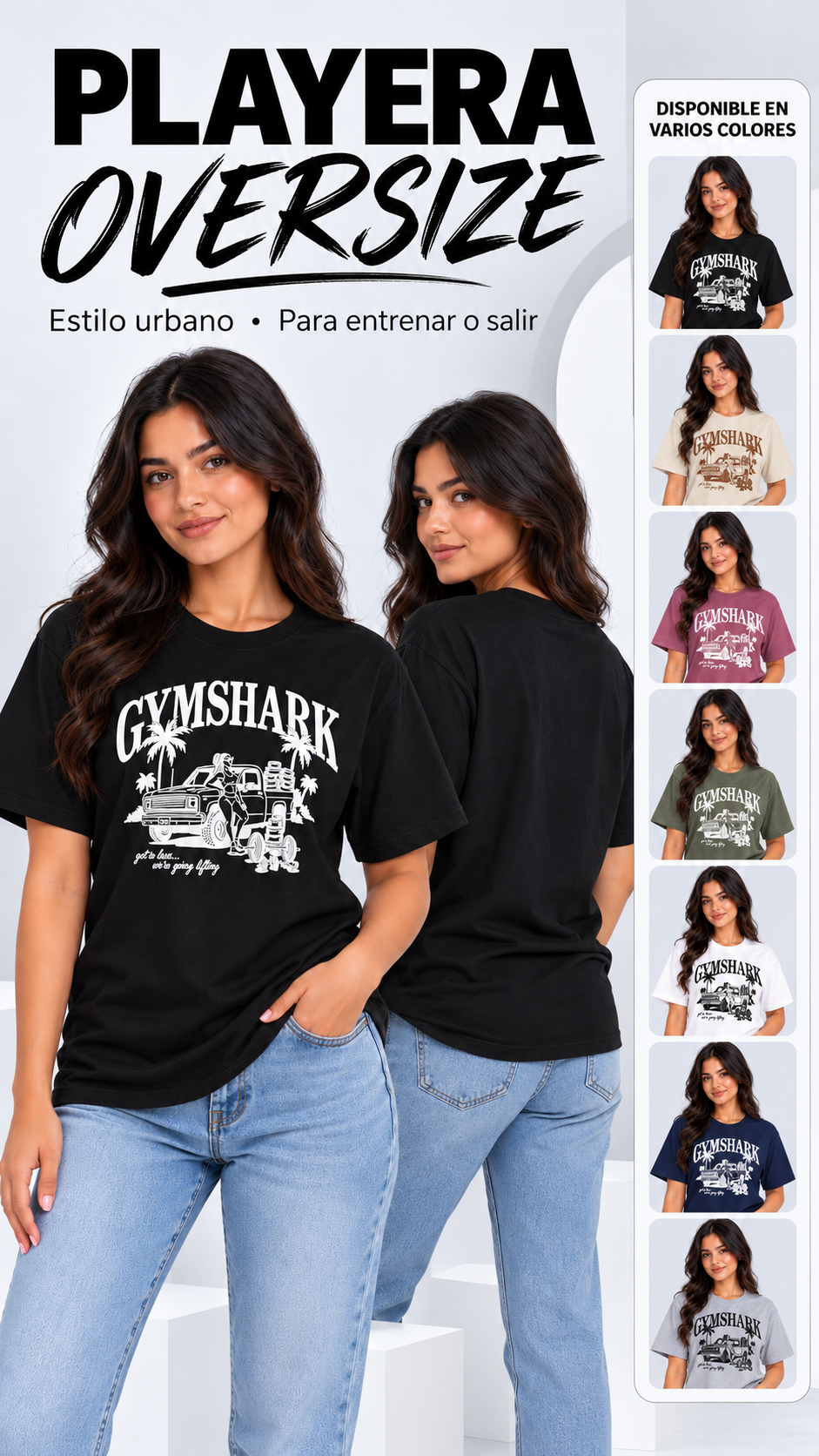 Playera Gym Club Para Dama