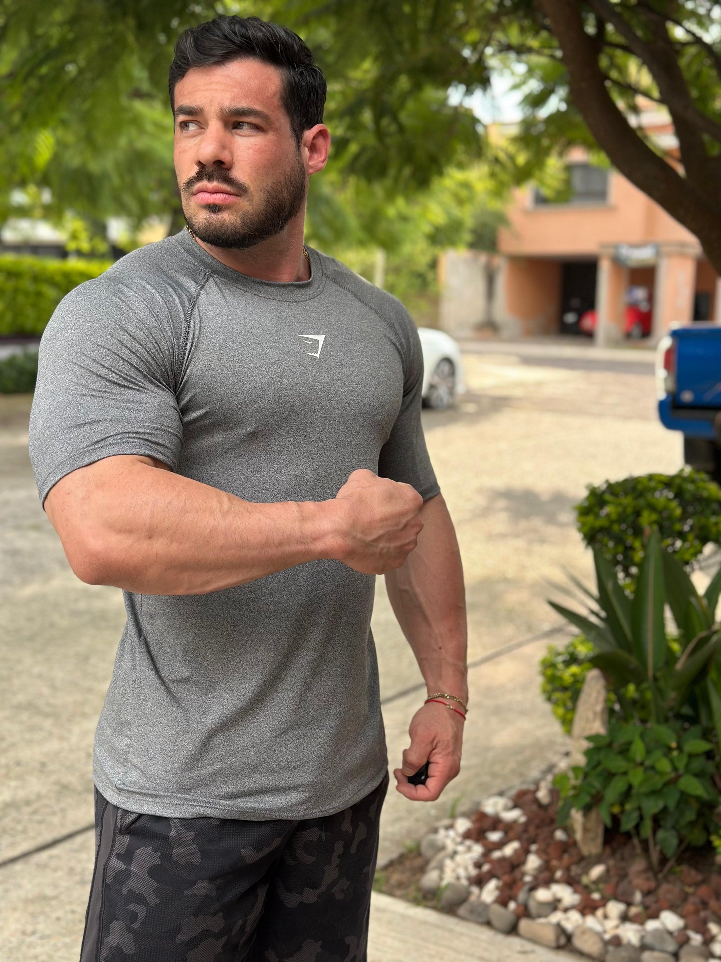 Playera Para Hombre Manga Corta GYM