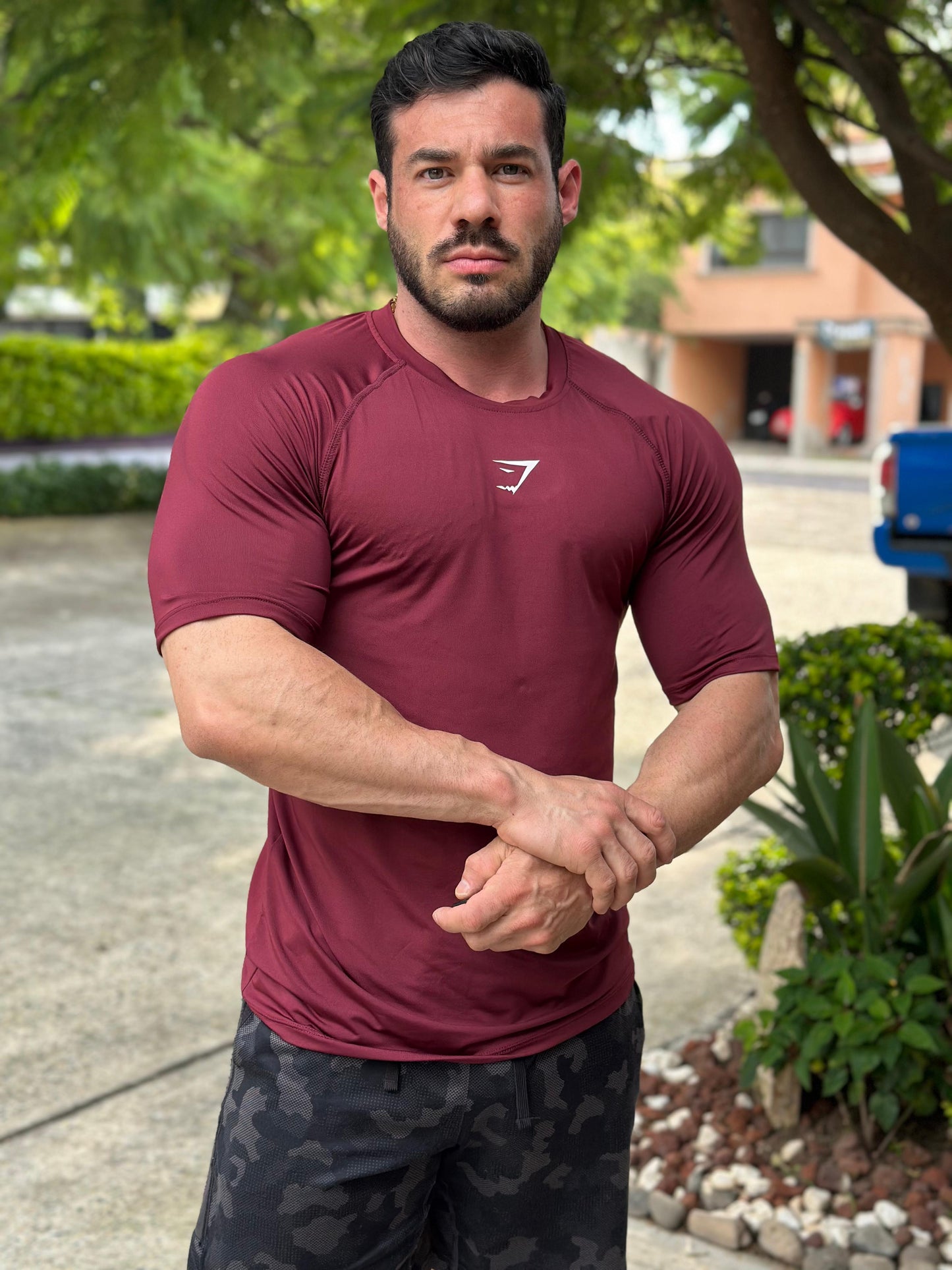 Playera Para Hombre Manga Corta GYM