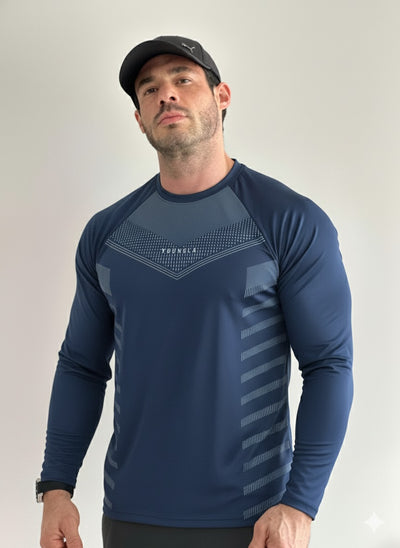 Playera Manga larga Figuras