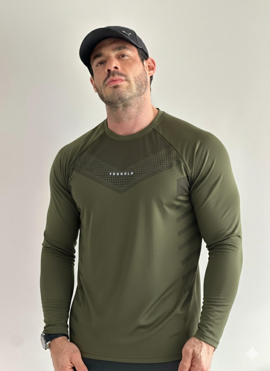 Playera Manga larga Figuras