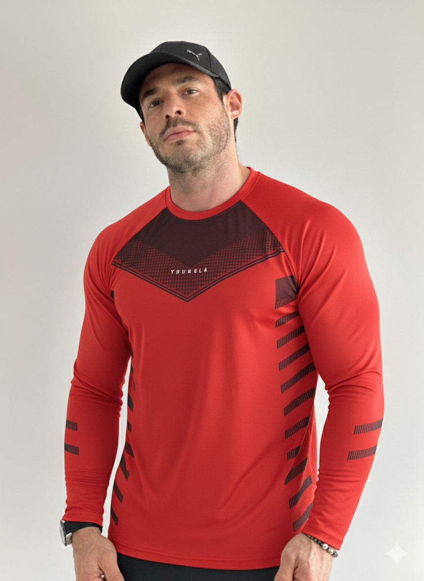 Playera Manga larga Figuras