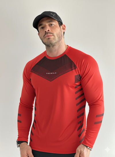 Playera Manga larga Figuras