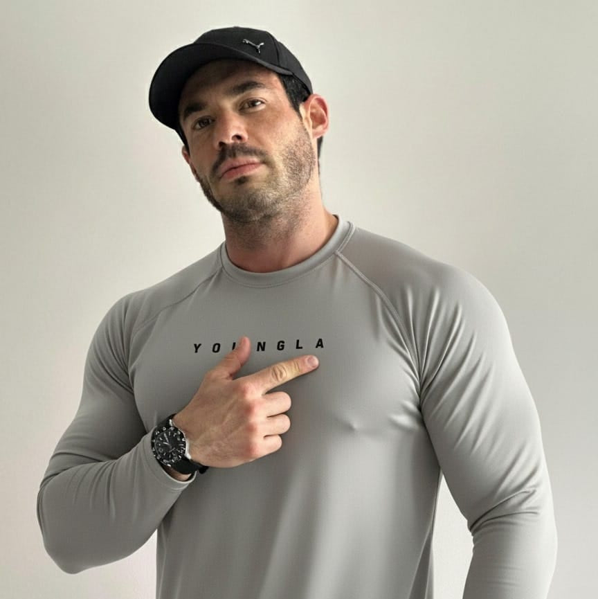 Playera manga Larga Juan