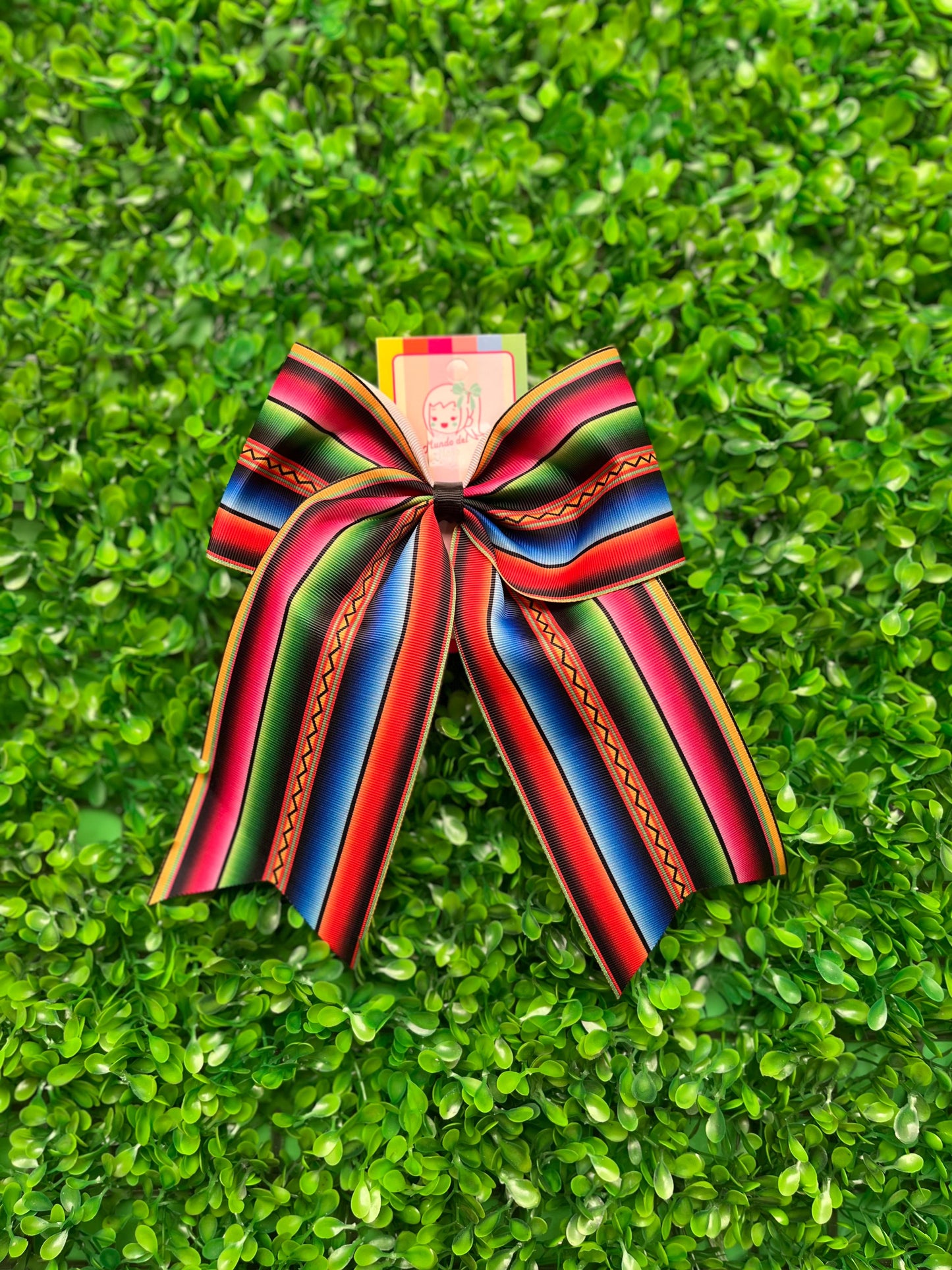 Moño Patrio de Dama Tricolor