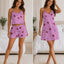 Pijama 3 Piezas para dama  | Short, Blusa y Vestido