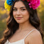 Diadema Para Dama Colores Flor Negra