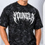 Playera para caballero Oversize Acid Wash