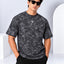 Playera para caballero Oversize Acid Wash Gym Shark