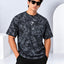 Playera para caballero Oversize Acid Wash Gym Shark