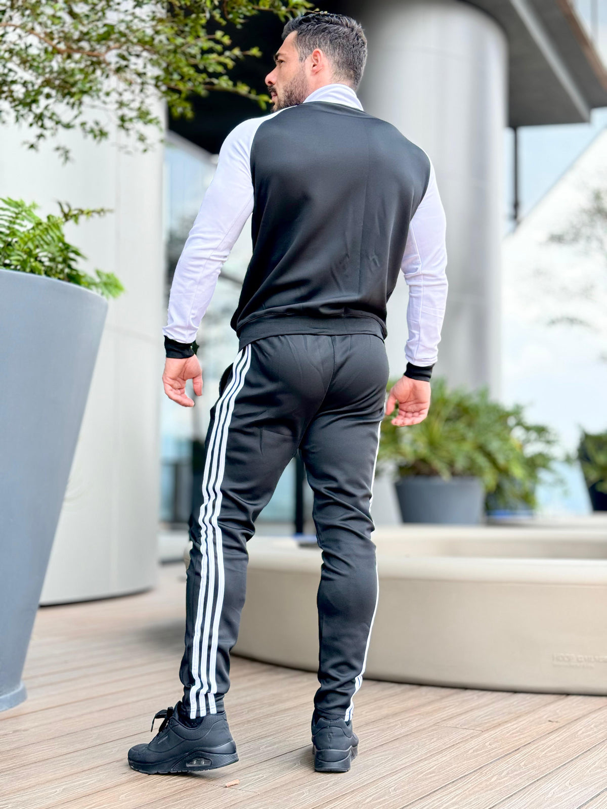 Conjunto Deportivo Para Hombre Combinado Recto