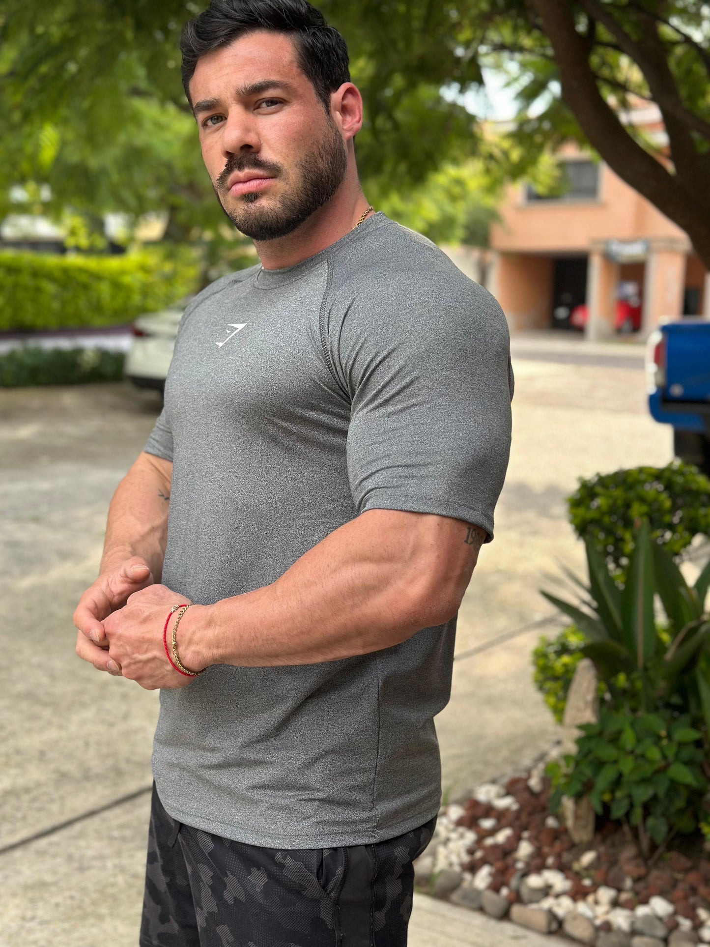 Playera Para Hombre Manga Corta GYM